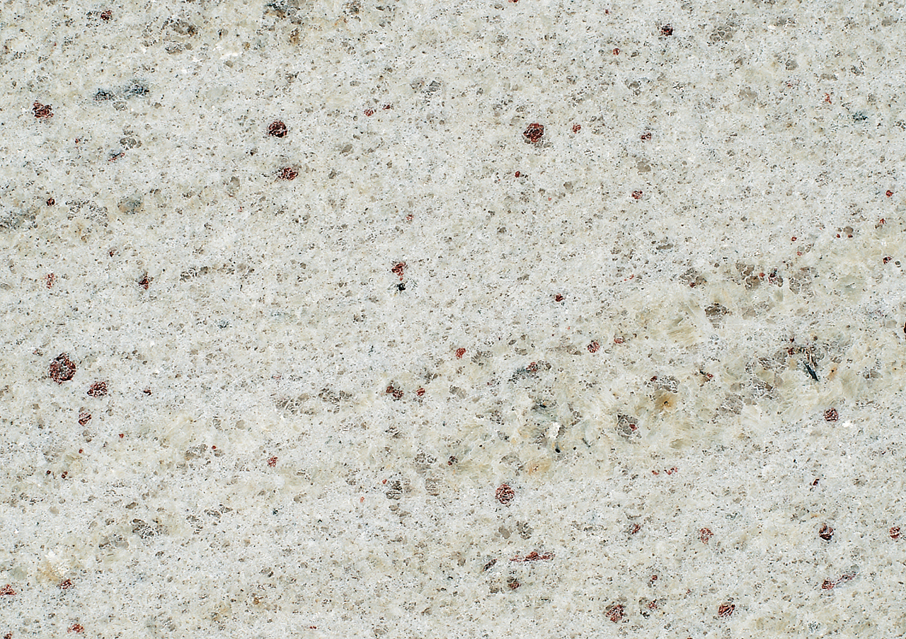 Kashmire White, granito indiano – dettaglio della superficie
